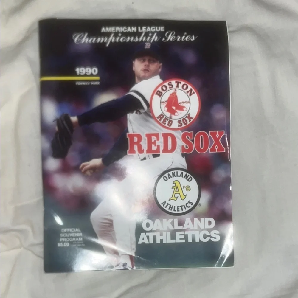 Oakland Athletics 1990 Championship Series Program